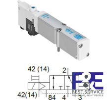 Van điện từ Festo VMPA14-M1HF-X-PI