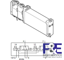 Van điện từ&#160;Festo&#160;VUVG-B14-T32C-AZT-F-1T1L