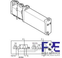 Van điện từ&#160;Festo&#160;-VUVG-B14-T32H-MZT-F-1T1L
