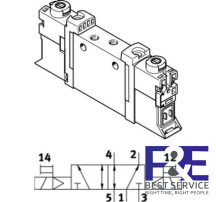 Van điện từ Festo VUVG-L10A-B52-T-M3-1P3