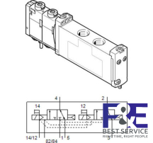 Van điện từ&#160;Festo&#160;-VUVG-S14-T32C-AZT-G18-1T1L