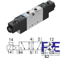 Van điện từ Festo VUVS-L25-B52-ZD-G14-F8-1B2