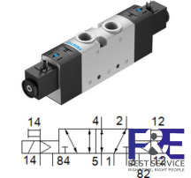 Van điện từ Festo VUVS-L30-B52-ZD-G38-F8-1C1