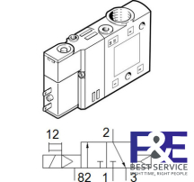 Van điện từ Festo CPE14-M1BH-3GL-1/8