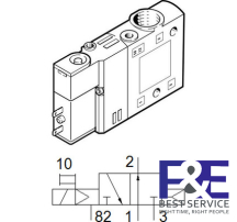 Van điện từ Festo CPE14-M1BH-3OL-1/8