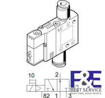 Van điện từ Festo CPE14-M1BH-3OL-QS-8