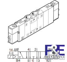 Van điện từ Festo CPE14-M1BH-5/3E-1/8