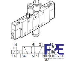 Van điện từ Festo CPE14-M1BH-5JS-QS-6