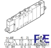 Van điện từ Festo CPE14-M1CH-5 / 3ES-1/8