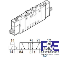 Van điện từ Festo CPE14-M1CH-5JS-1/8