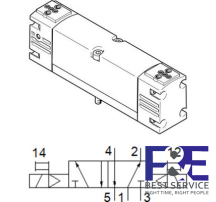 van kh&#237; n&#233;n festo VSVA-B-B52-A1-P1