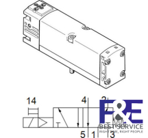van kh&#237; n&#233;n festo VSVA-B-M52-M-A1-P1