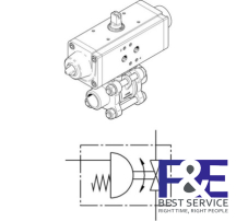 van kh&#237; n&#233;n festo VZBA-1/2-WW-63-T-22-F0304-V4V4T-PS15-R-90-4-C