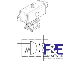 van kh&#237; n&#233;n festo VZBA-1/4-GG-63-T-22-F0304-V4V4T-PS15-R-90-4-C