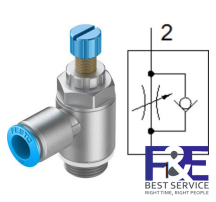 Van ti&#234;́t lưu Festo GRLA-1/2-QS-12-RS-D