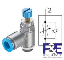 Van ti&#234;́t lưu Festo GRLA-1/4-QS-10-RS-D