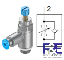 Van ti&#234;́t lưu Festo GRLA-1/8-QS-3-RS-D