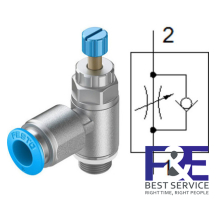 Van ti&#234;́t lưu Festo GRLA-1/8-QS-8-RS-D