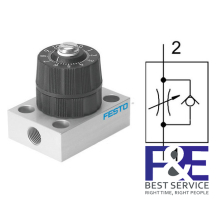 Van ti&#234;́t lưu Festo GRP-160-1/8-AL