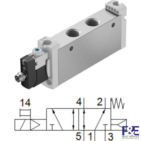 Van điện từ Festo-VUVG-L18-M52-RT-G14-1R8L