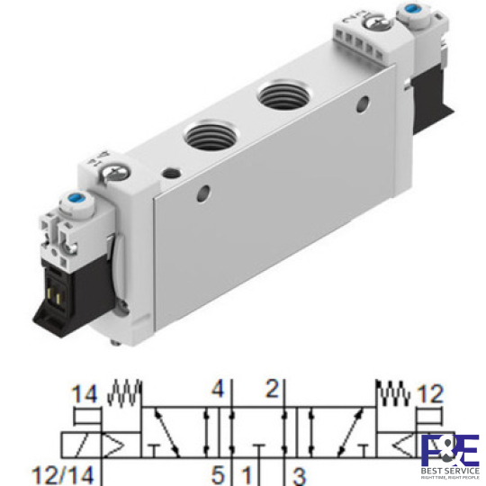 Van điện từ Festo VUVG-L18-P53E-ZT-G14-1P3