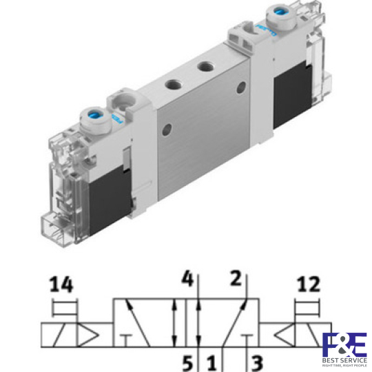 Van điện từ Festo -VUVG-LK10-B52-T-M5-1H2L-S