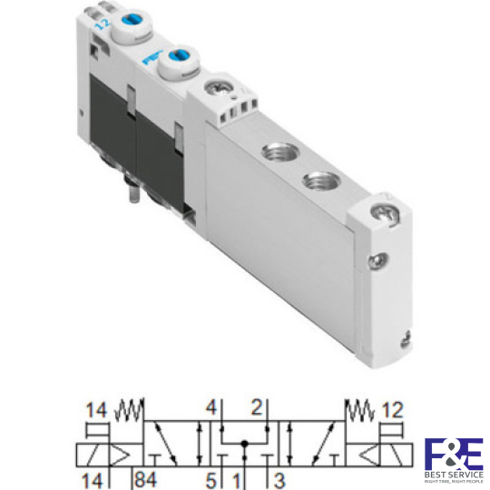 Van điện từ Festo VUVG-S10-P53U-ZT-M7-1T1L
