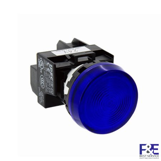 Đèn báo IDEC YW1P-1EQ4S 24V 22mm (xanh da trời)