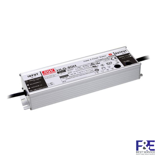 Bộ nguồn LED Meanwell HLG-80H-C350 (80W 257V 350mA)