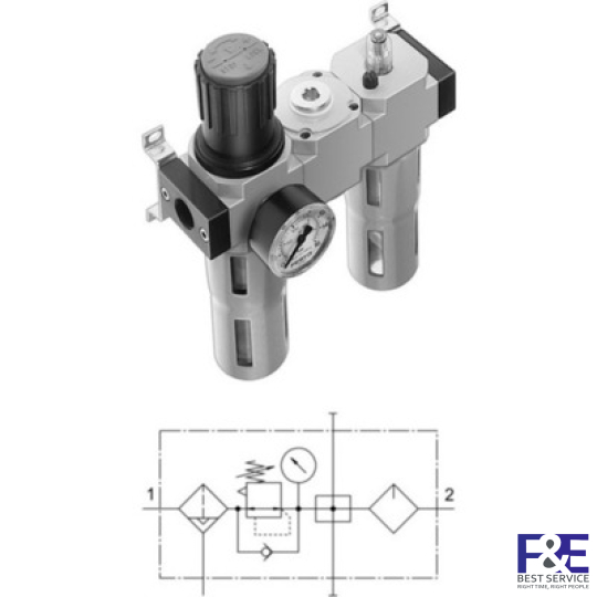 Bộ lọc kh&#237; n&#233;n Festo&#160;FRC-3/4-D-DI-MAXI-KA-A