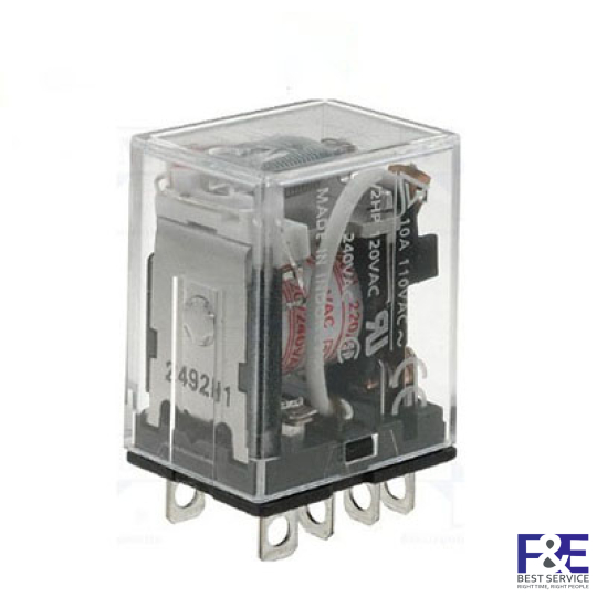 Rơ le trung gian Omron LY2N AC100/110, 8 chân, 10A