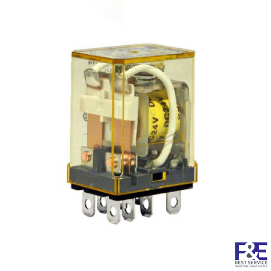 Rơ le trung gian IDEC RH2B-ULDC24 24VDC 10A (8 chân dẹp lớn)