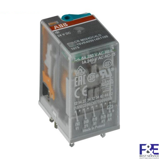1SVR405611R8000 &#8211; Rơ le trung gian ABB 110VDC 12A 2CO (CR-M110DC2)