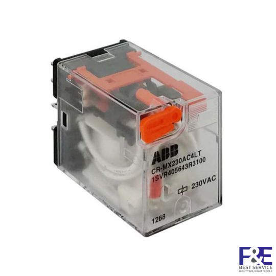 1SVR405643R3100 &#8211; Rơ le trung gian ABB CR-MX230AC4LT