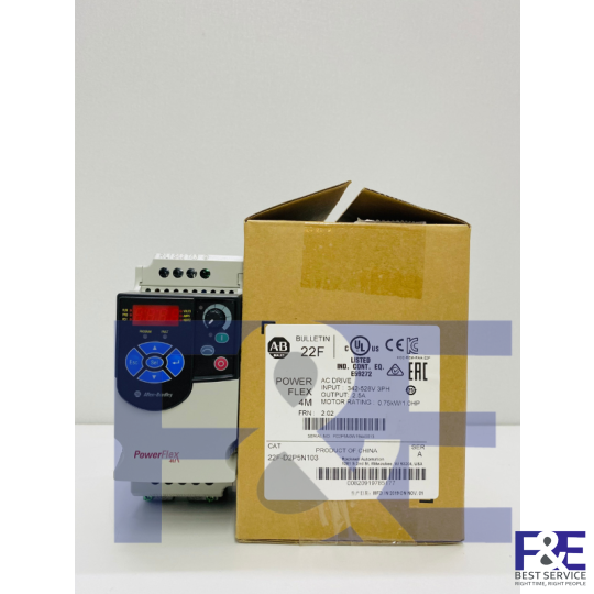 Biến tần Allen Bradley 22F-D2P5N103 0.75kW 3 Pha 380V