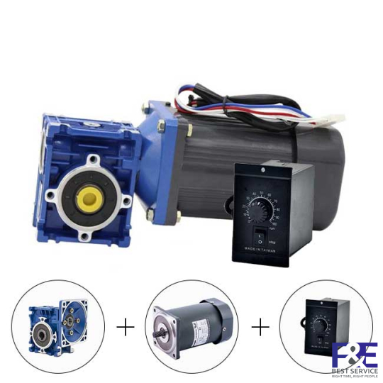 Động cơ điện + Hộp số NRMV-030 90W 1 Pha 220V (Có chỉnh tốc độ)