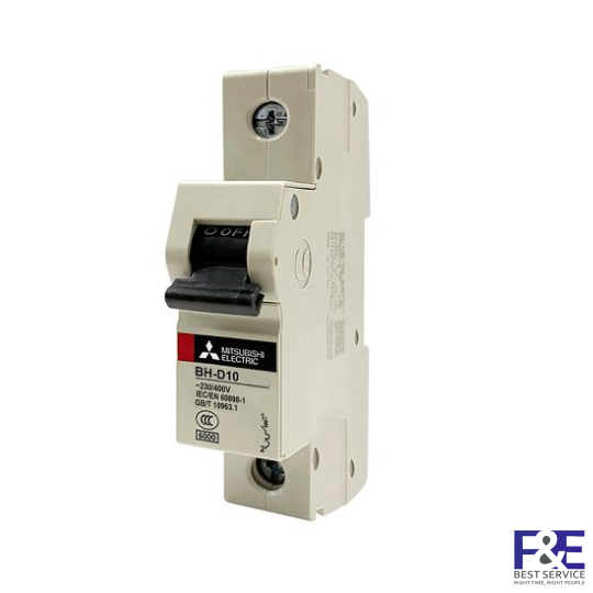 MCB Mitsubishi BH-D10 1P 6A 10kA C N
