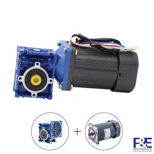 Động cơ điện + Hộp số NRMV-030 120W 3 Pha
