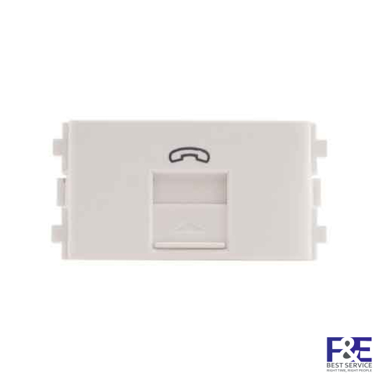 Ổ cắm điện thoại (có màn che), size S &#8211; 3031RJ64M_G19