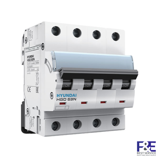 MCB Hyundai HGD63N 4P 50A 6kA