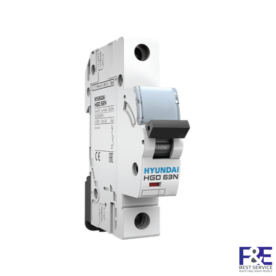 MCB Hyundai HGD63N 1P 50A 6kA