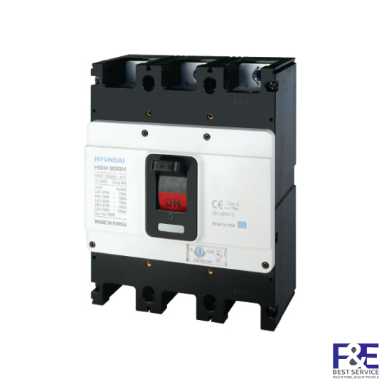 MCCB Hyundai HGM800H-F 3P 700A 85kA