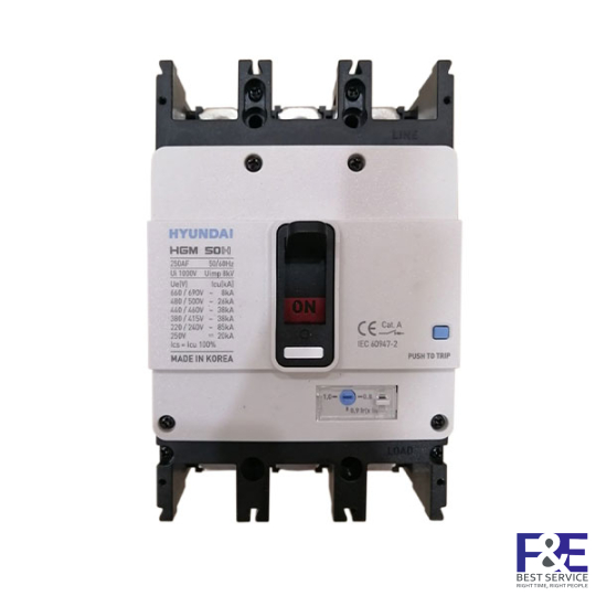 MCCB Hyundai HGM50H-F 3P 40A 38kA