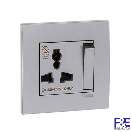 Ổ cắm đơn đa năng 13A có công tắc KB113LS_AS_G19