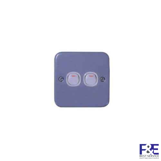 Công tắc đôi 1 chiều Schneider ESM32_1_2AR_G19
