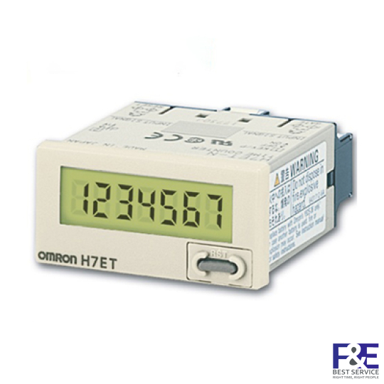 Bộ đếm tốc độ Omron H7ER-NV-H 4 số 48x24mm (Xám)