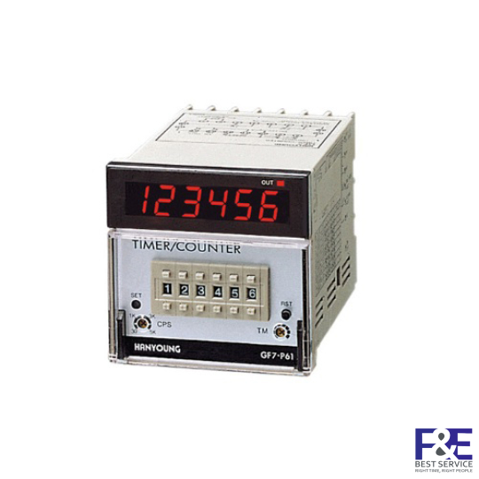 Counter / Timer Hanyoung GF7-P62E 72x72mm