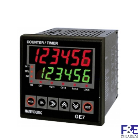 Counter / Timer Hanyoung GE7-P61A 72x72mm
