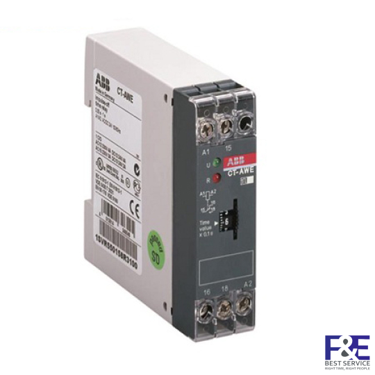 1SVR550141R1100 – Rờ le thời gian ABB CT-AWE 0.1-10s 220V AC