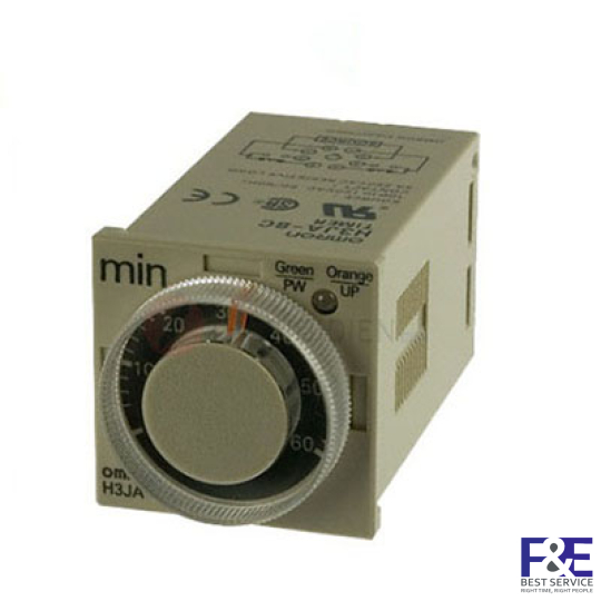 Rơ le thời gian (Timer) Omron H3JA-8C AC200-240 60S